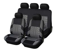 WACDXST Car Seat Cover Sets, for Audi A4 B9 Allroad A4 B6 8E Avant A4 B7 8E Avant A4 B8 8K Adjustable Removable Cushion Breathable Non-Slip Front Rear Seat Protectors,A