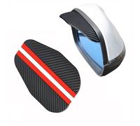 WACDXST Car Side Wing Mirror Rain Protector,for Hyundai Tucson 2015-2024 Cover Cap Smoke Guard Universal Carbon Fiber Rear View Eyebrow for SUV Truck