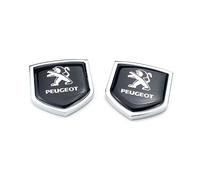 WACDXST Cars Emblem,for Peugeot 3008 GT Line 2019-2024 Fender Badge Decal Car Sticker Metal Decals Exterior Truck Stickers Chrome Decoration