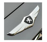 WACDXST Cars Emblem,for Peugeot 607 807 1007 2008 3008 4007 4008 Fender Badge Decal Car Sticker Metal Decals Exterior Truck Stickers Chrome Decoration,A