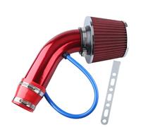 WACDXST Universal Cold Air Intake Filter Kit, for Peugeot 207 207CC 207 SW 206 206CC 206 SW 208 307 308 2008 3008 Aluminium Induction Kit with Pipe Clamp Accessories Cone 76mm/3" Hoses,A