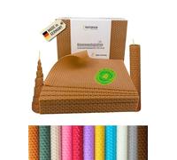 Wachsmann 20 beeswax sheets from Germany, caramel, wax plates, 20 x 15 cm, make beeswax candles, candle wax