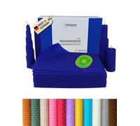 Wachsmann 20 Beeswax Sheets from Germany, Indigo Blue, Wax Plates 20 x 15 cm, Make Your Own Beeswax Candles, Candle Wax