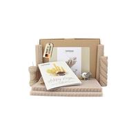 Wachsmann DIY Beeswax Candle Making kit - Starter Pack for 10 Candles in Vibrant Colours - 100% Pure Beeswax from Germany, incl. 10 Hemp Wicks & Illustrated Manual