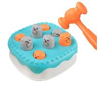 Wack a Mole - Jeu d’éveil pour tout-petits, Jouet de fête ludique | Jouet éducatif en forme de gâteau, Jouet à taper interactif pour bébé, Amusement moteur pour enfante en bas âge à la maison