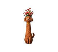 Wacky Puppy Vases, Resin Puppy Sculpture for Housewarming, D
