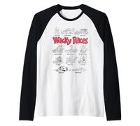 Wacky Races Car Lineup Raglan Baseball Tee