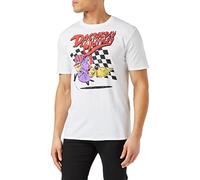 WACKY RACES - Dastardly & Muttley - Mens T-Shirt - White - XLG