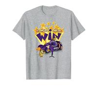Wacky Races Dick Dastardly Going to Win T-Shirt, Men, Heather Grey, 6X-Large
