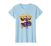 Wacky Races Dick Dastardly Going to Win T-Shirt, Women, Baby Blue, Small