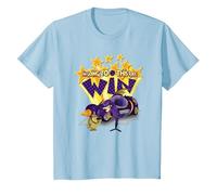 Wacky Races Dick Dastardly Going to Win T-Shirt, Youth, Baby Blue, Small