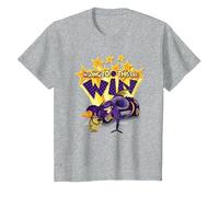 Wacky Races Dick Dastardly Going to Win T-Shirt, Youth, Heather Grey, Large