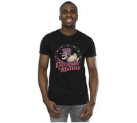 Wacky Races Men's Dastardly & Mutley Circle T-Shirt in Black | Size: Large Wacky Races Black L