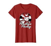 Wacky Races Penelope Pitstop T-Shirt, Women, Cranberry Red, 3X-Large