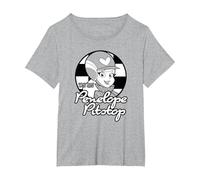 Wacky Races Penelope Pitstop T-Shirt, Women's Plus, Heather Grey, 2X