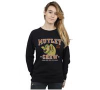Wacky Races Women's Mutley Crew Sweatshirt in Black | Size: Large Wacky Races Black L
