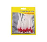 Wacky Worm Fishing Lure Bass Worm Fishing Lure Soft Fishing Bait Realistic Fishing Lure for Earthworm Fishing at Bar Freshwater