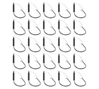 Wacky Worm Hooks | Wacky Pole Mount - 25 Pieces Carbon Steel Fishing Equipment for Freshwater and Saltwater Fishermen River Pond Lake Sea