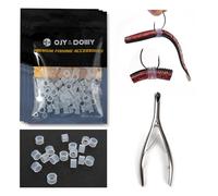 Wacky Worm O-Rings (360/180/150/120 Packs) - Heavy-Duty Silicone Senko Bait Protector (Only Kit Includes Tool) | Prevents Bass from Ripping Soft Plastics | Fits All Senko Worms (Small/Medium/Large)