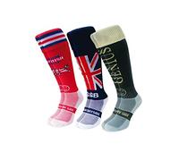WackySox Best of British 3 Pairs Saver Pack Knee Length Sports Socks