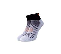 WackySox Black Ankle Socks for Men and Women with Novelty Designs and Patterns - Walking, Riding, Sports, Football, Hockey, and Running Socks