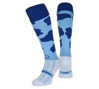 WackySox Blue Moo Cow Knee Length Sports Socks, Rugby Socks, Hockey Socks