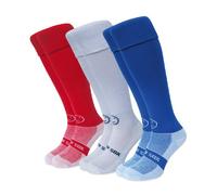WackySox Bold Classics 3 Pair Saver Packs Knee Length Sports Socks Men, Women - Suitable for all sports inc.Riding, Hockey, Rugby, Running