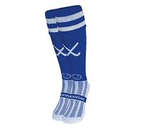WackySox Hockey Addict Blue Knee Length Sports Socks, Hockey Socks