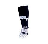 WackySox Love Horses Black Knee Length Sports Socks, Equestrian Socks, Horse Riding Socks