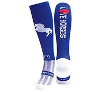 WackySox - Love Horses Royal Blue Equestrian Sports Socks, Men and Women Horse Riding Socks, Thermal Padded Long Socks for Riding, Sports Socks, Running Socks, Hockey and Football Socks