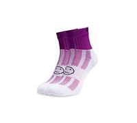 WackySox Purple Ankle Socks for Men and Women with Novelty Designs and Patterns - Walking, Riding, Sports, Football, Hockey, and Running Socks