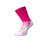 WackySox Raspberry Pink Calf Length Socks for Men and Women - Walking, Riding, Sports, Football, Hockey, and Running Socks