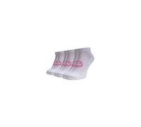 WackySox White with Pink 3 Pairs For The Price Of 2 Pairs Trainer Sports, Running, Gym, Netball