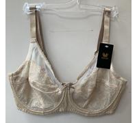 Wacoal Women's Retro Chic Full Figure Underwire Bra, Toast, 34D