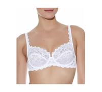 Wacoal Bra Eglantine Classic Underwire – Non-Padded Balcony – Noir/Honey Beige/White, Sizes B–E