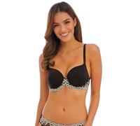 Wacoal Embrace Floral Lace Wired T-Shirt Bra Black Mix
