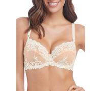 Wacoal Womens Naturally Nude/ivory Embrace Lace Stretch-lace Underwired Bra 36b