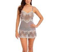 Wacoal Embrace Lace Chemise Smoke/Crystal Pink Grey M - 12