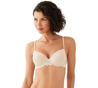 Wacoal Embrace Lace Petite 075891 Underwired Padded Push Up Plunge Bra Nude Beige 30C