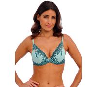 Wacoal Embrace Lace Plunge Bra - Eggshell Blue/Brittany Blue - 34D