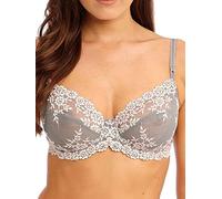 Wacoal Embrace Lace Underwire Bra Smoke/Crystal Pink Grey 32E