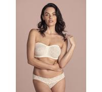 Wacoal Halo Floral Lace Wired Strapless Bra Ivory