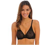 Wacoal Halo Lace Moulded Underwire Bra, Black, Size 36F, Women Black