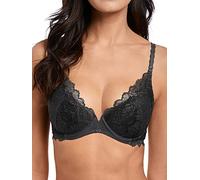 Wacoal Lace Perfection Moulded Push-Up Bra in Charcoal (WE135003) *Sizes A-DD*