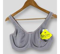 WACOAL Simone Sport Underwire Bra Grey SIZE UK-40C BRAND NEW rrp $76