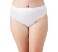 Wacoal Women's B-Smooth High-Cut Panty, White, XL Plus