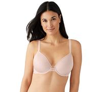 Wacoal Women's Back Appeal Front Close Racerback T-Shirt Bra, Opaque, Rose Dust, 34E