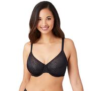 Wacoal Women's Back Appeal Underwire Bra Full Coverage, Opaque, Black, 36F