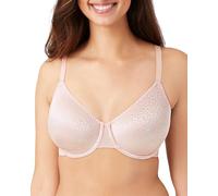 Wacoal Women's Back Appeal Underwire Bra Full Coverage, Opaque, Rose Dust, 36C