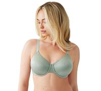 Wacoal Women's Back Appeal Unlined Full Coverage Underwire Bra, 855303 Adriatic Blue, 36DDD, Iceberg Green, 34F